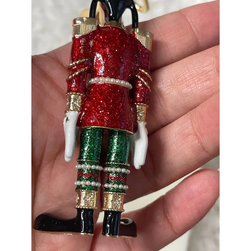 Disney Goofy Nutcracker Bag Charm Christmas Festive Holiday Character Keychain